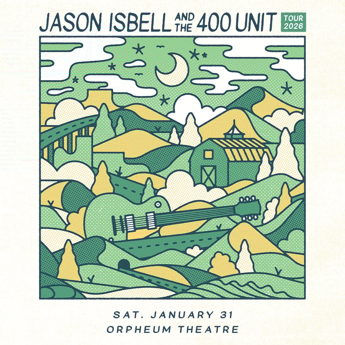 MEMBERS ONLY: Jason Isbell and the 400 Unit at The Orpheum Theatre on January 31