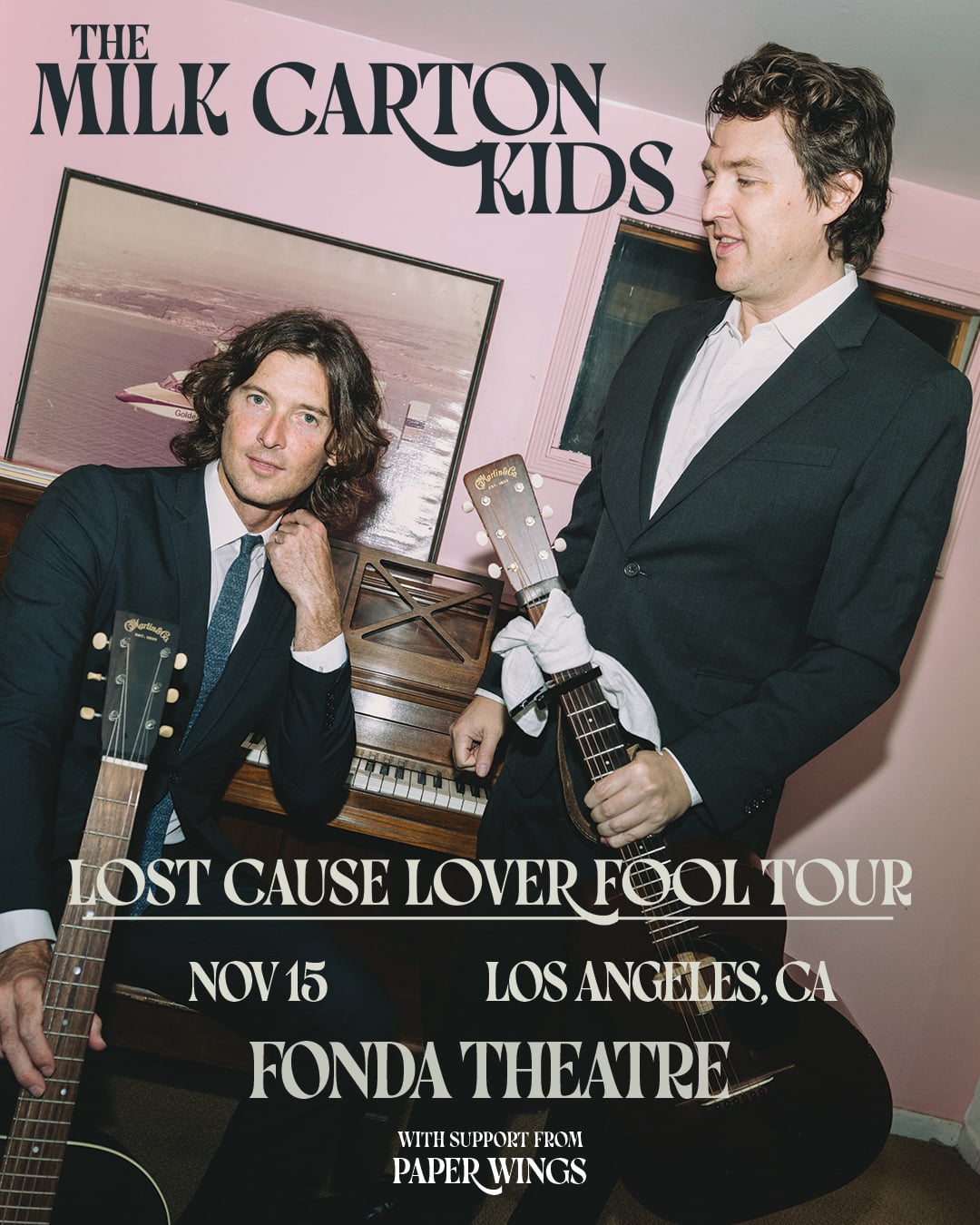 MEMBERS ONLY: Milk Carton Kids at the Fonda on November 15