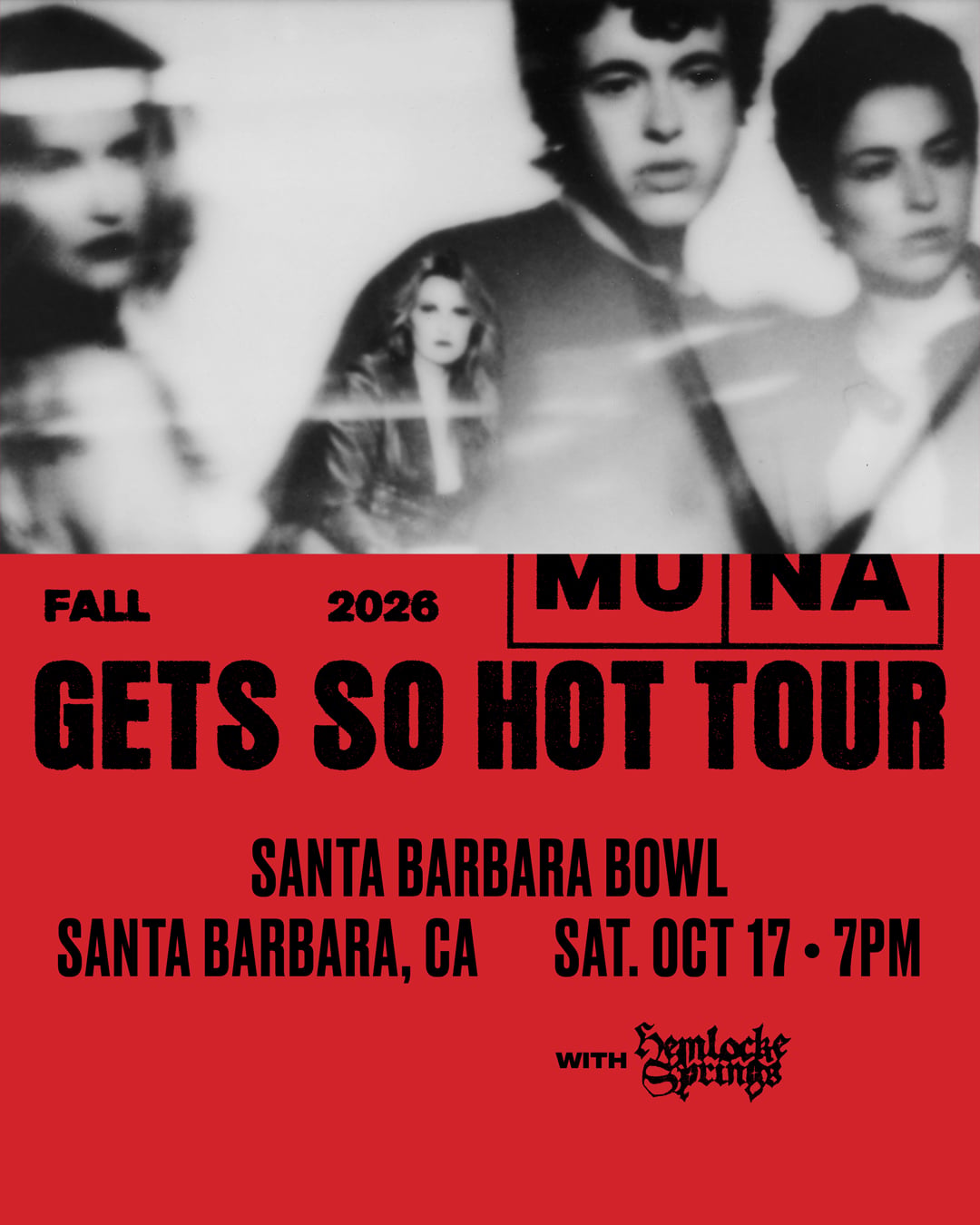 MEMBERS ONLY: Muna at the Santa Barbara Bowl on October 17