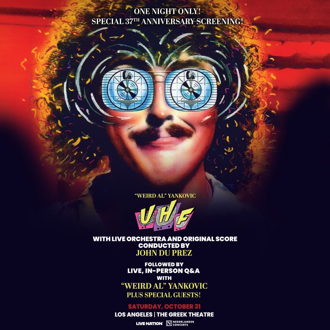 Members Only: Weird Al's UHG Live to Screen at The Greek Theatre, October 31