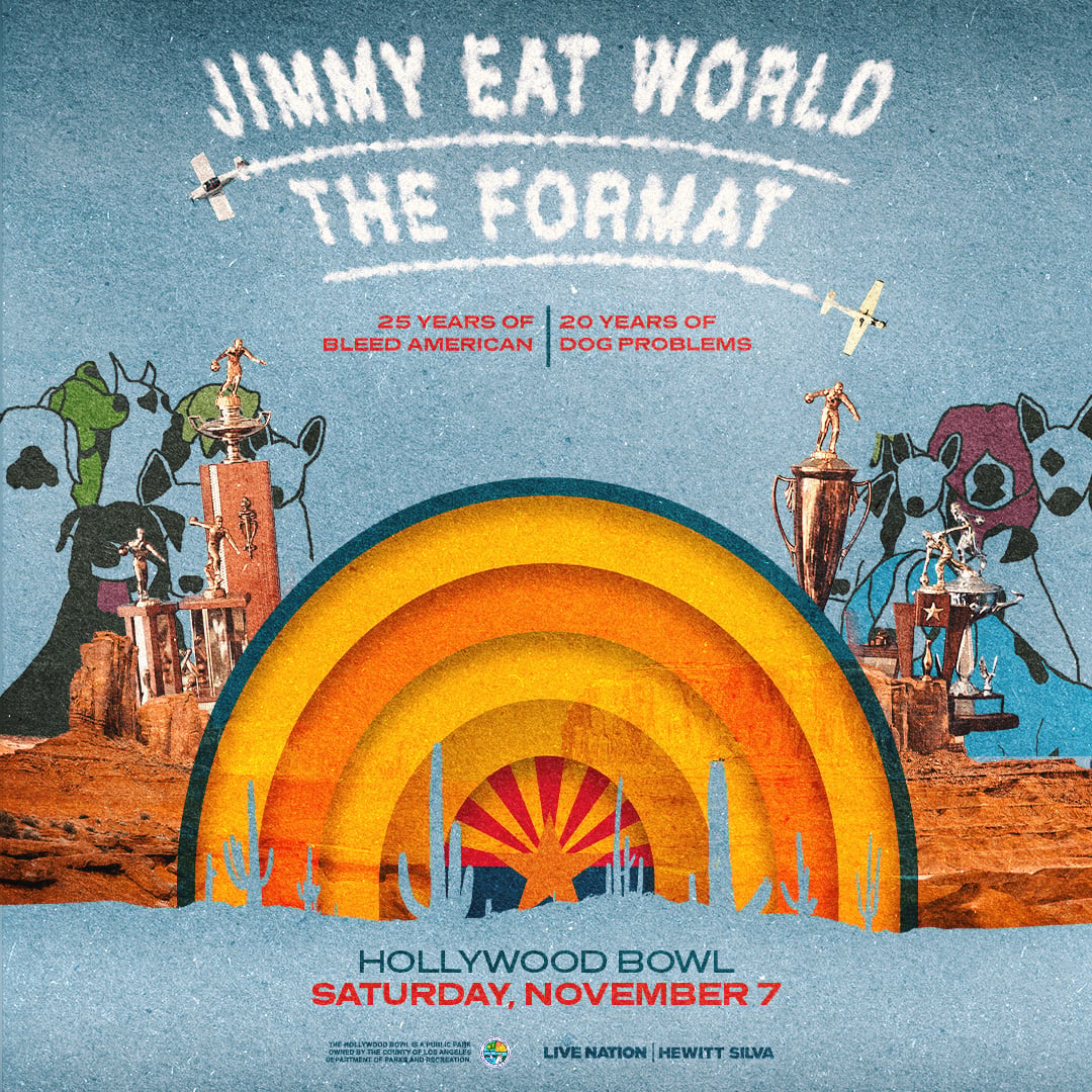 MEMBERS ONLY: Jimmy Eat World at The Hollywood Bowl on November 7th 2026
