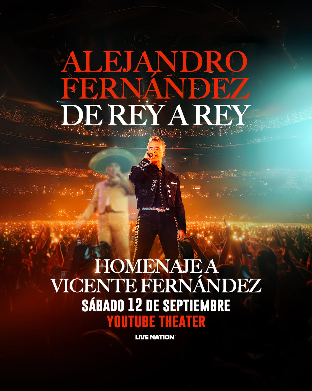 Alejandro Fernandez at the YouTube Theatre on Saturday, September 12