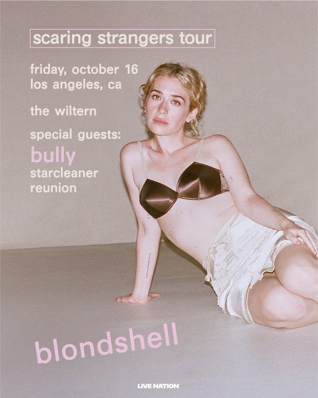 Blondshell at The Wiltern on October 10.