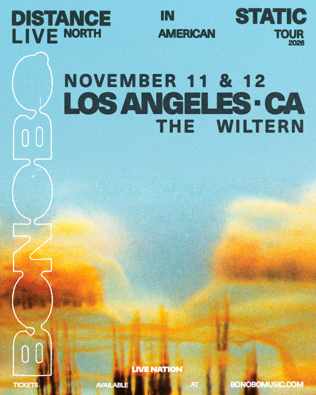 Bonobo at the Wiltern on November 11th