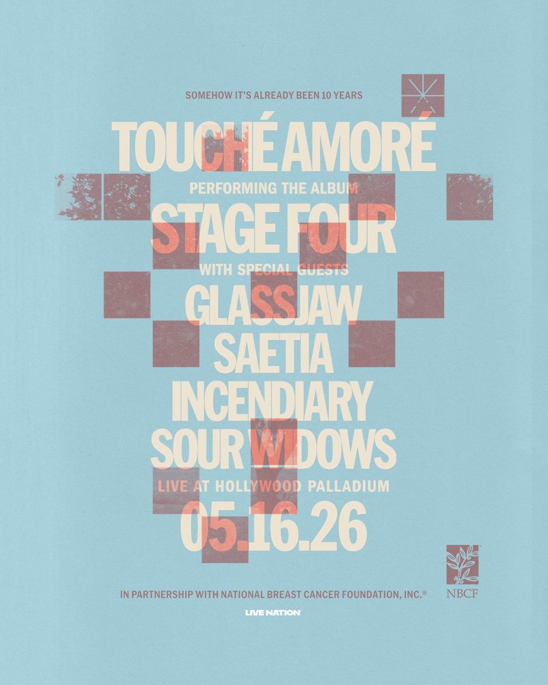 Touché Amoré at Hollywood Palladium on May 16