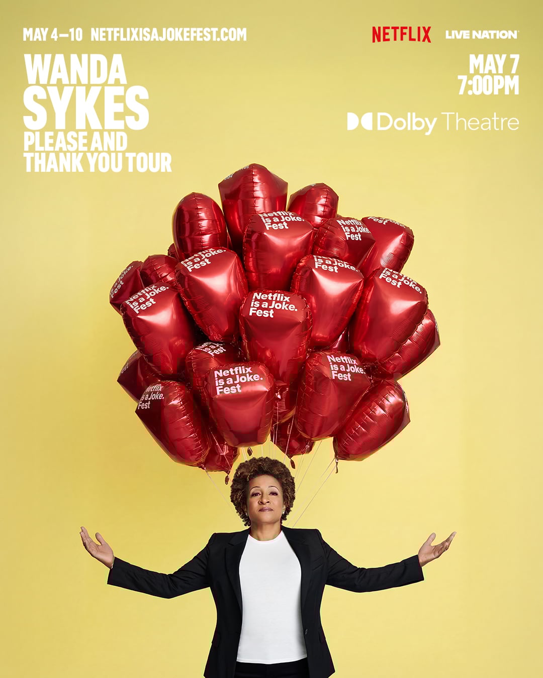 Nteflix Is A Joke: Wanda Sykes at the Dolby Theatre on Thursday, May 7