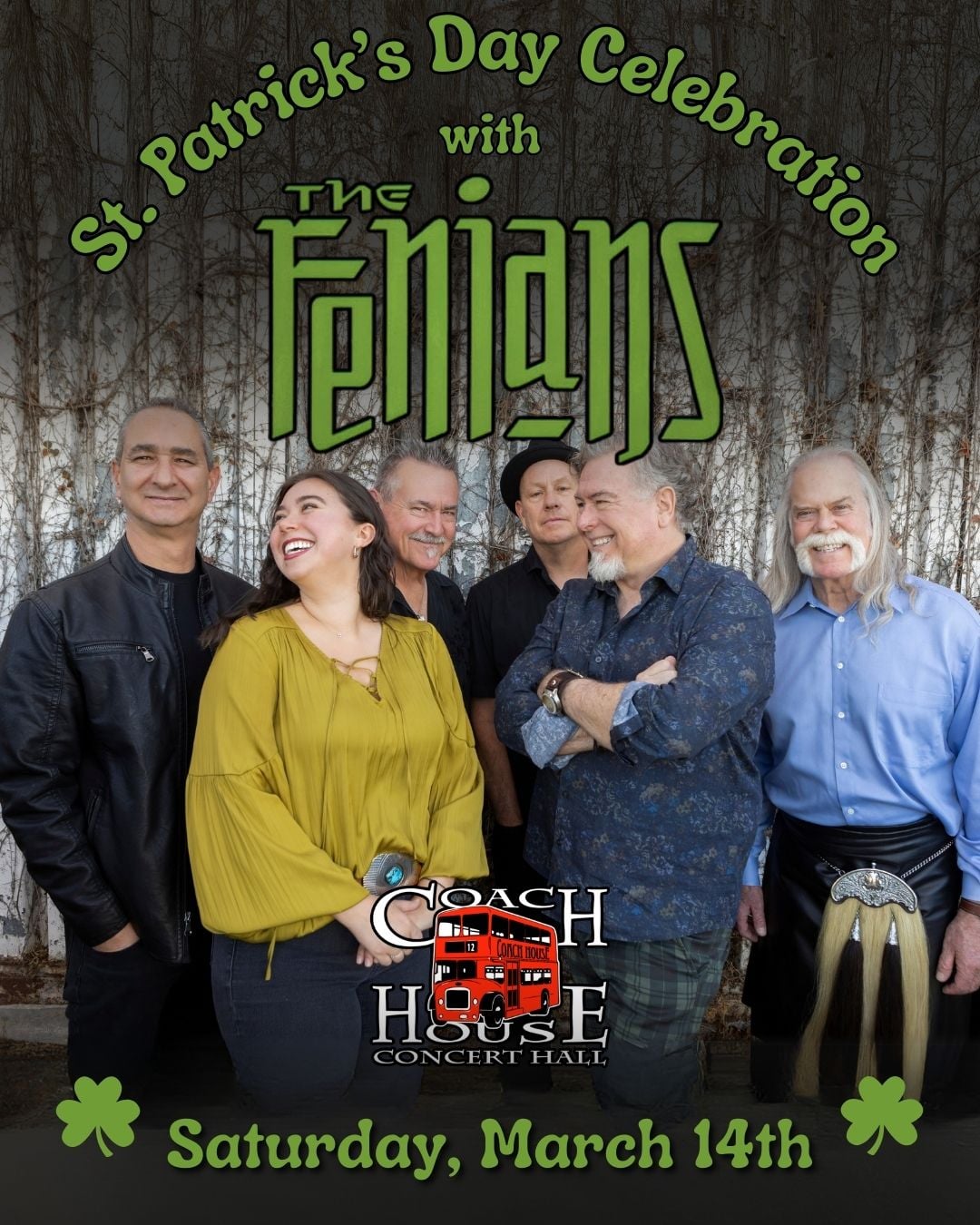 The Fenians at The Coach House on March 14