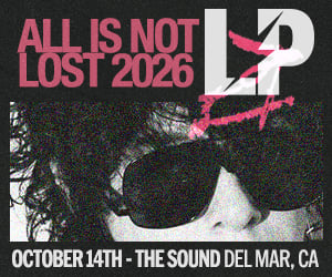 LP on October 14 at The Sound Del Mar