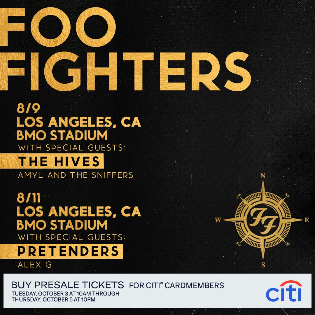 Foo Fighters BMO Stadium 8.9.23