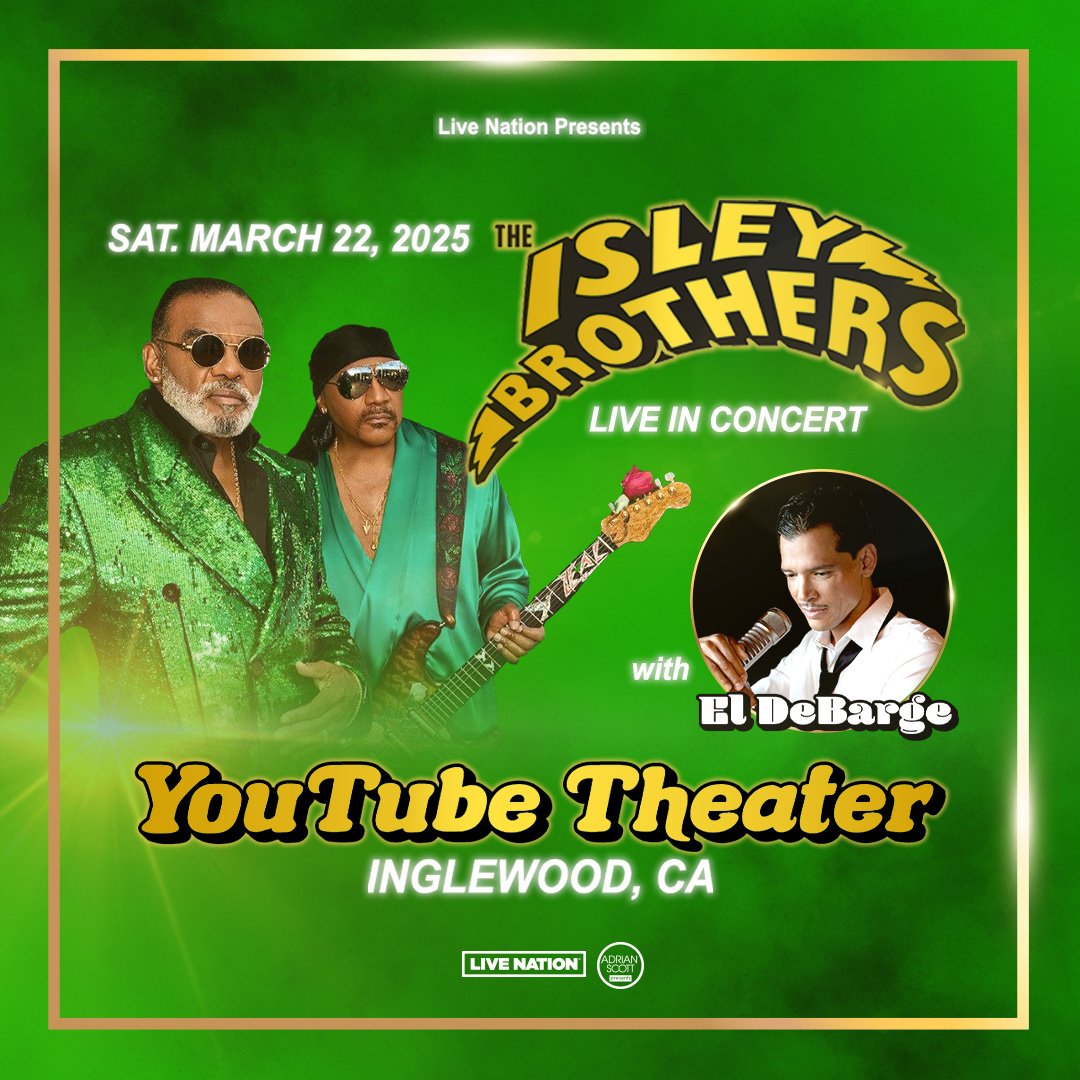 The Isley Brothers at YouTube Theatre on Saturday, March 22, 2025