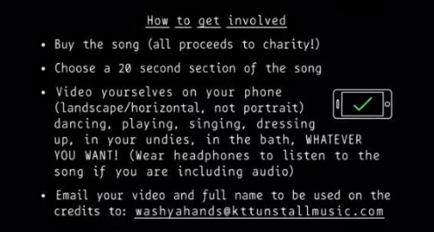 KT Tunstall WashYaHands Directions